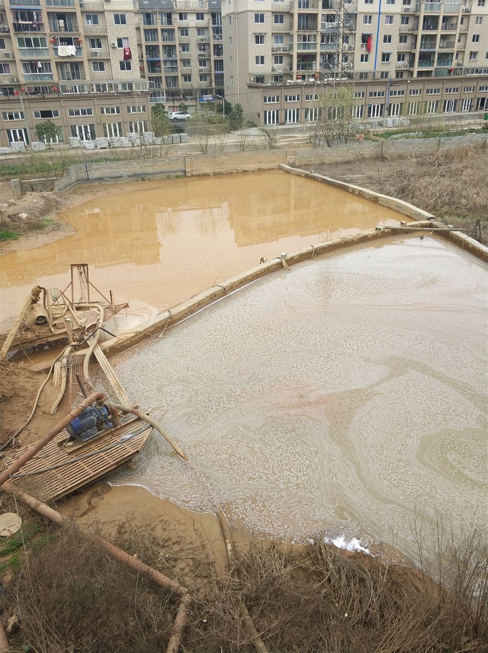 五华沉淀池淤泥清理-厂区废水池淤泥清淤